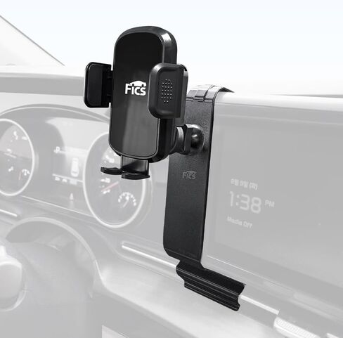 FICS Phone Holder Compatible with SX, SX Prestige Trim of KIA Carnival 2025(12.3" Cluster) Carnival 2025 Customized Phone Holder in Saudi Arabia