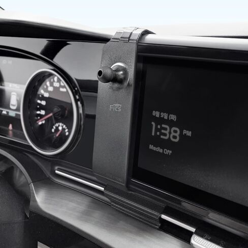 FICS Phone Holder Compatible with SX, SX Prestige Trim of KIA Carnival 2025(12.3" Cluster) Carnival 2025 Customized Phone Holder in Saudi Arabia