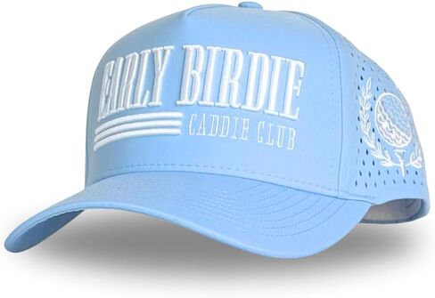 CITRUSY Athletic Trucker Golf Hat | Performance Mens 5 Panel Cap | Cool Breathable Waterproof Workout Running Snapback in Kuwait