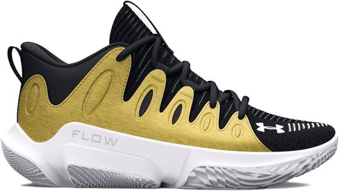 Under Armour Women's UA Flow Breakthru 4 Basketball Shoes (Black/Metallic Rose Gold/White - 003, US Footwear Size System, Adult, Women, Numeric, Medium, 8) in Saudi Arabia