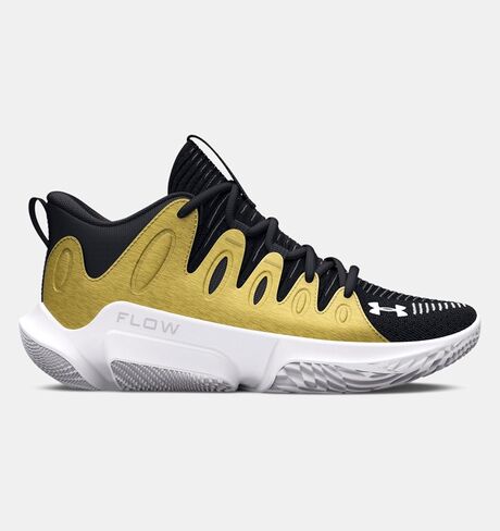 Under Armour Women's UA Flow Breakthru 4 Basketball Shoes (Black/Metallic Rose Gold/White - 003, US Footwear Size System, Adult, Women, Numeric, Medium, 8) in Saudi Arabia