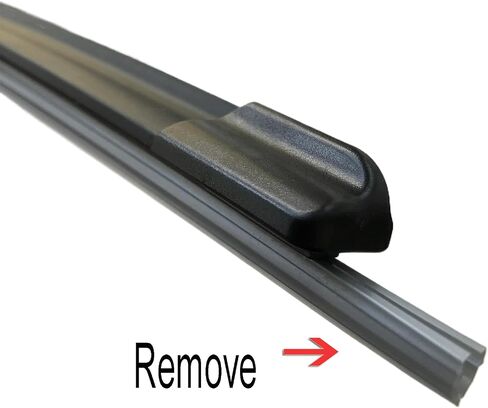 22 "+22" J/U Hook Wiper Wiper Plades استبدال 2019-2023 2024 Chevy Silverado 1500،2009-2024 Ford F150/F250/F350،2019-2023 2024 GMC Sierra 1500 OEM Quality (Pack of 2) in Saudi Arabia