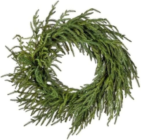 Afloral Real Touch Norfolk Pine Wreath - 24 " in Kuwait