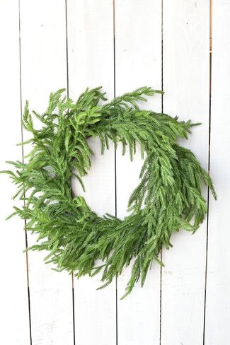 Afloral Real Touch Norfolk Pine Wreath - 24 " in Kuwait