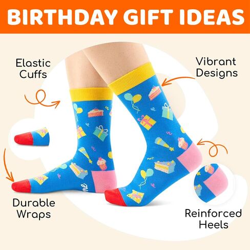 Zmart 22nd Birthday Gifts Ideas Socks - Gifts for 22 Year Old Man Woman, 22 Year Old Birthday Gifts Socks for Her Him in Saudi Arabia