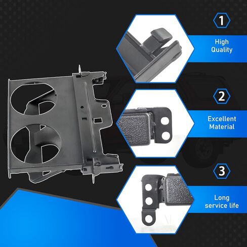 Instrument Panel Center Cup Holder Compatible with 1989-1995 Toyota 4runner Hilux Pickup Dash Mounted Dual Pull Out Replaces 55620-89103 55620 89103 5562089103 in Saudi Arabia