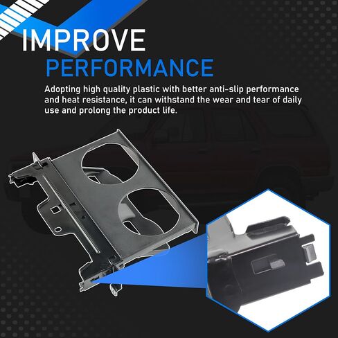 Instrument Panel Center Cup Holder Compatible with 1989-1995 Toyota 4runner Hilux Pickup Dash Mounted Dual Pull Out Replaces 55620-89103 55620 89103 5562089103 in Saudi Arabia