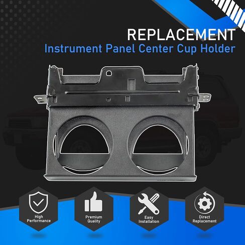 Instrument Panel Center Cup Holder Compatible with 1989-1995 Toyota 4runner Hilux Pickup Dash Mounted Dual Pull Out Replaces 55620-89103 55620 89103 5562089103 in Saudi Arabia