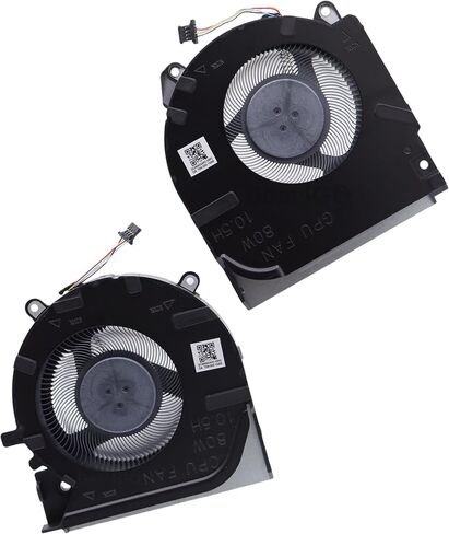 80W 5V CPU COWING FAN M75725-001 استبدال HP VICTUS 16-D 16-E 16-D0020NR 16-D0013DX مع RTX 3060 in Kuwait