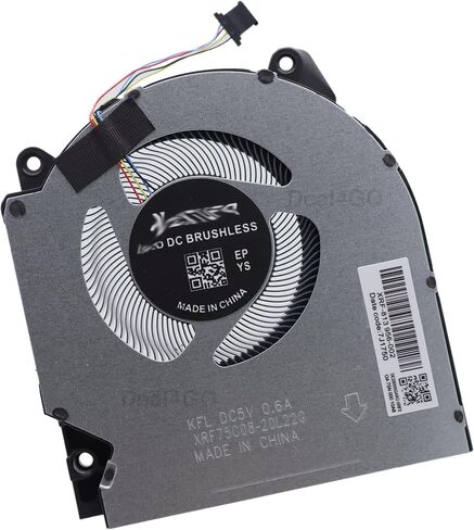 80W 5V CPU COWING FAN M75725-001 استبدال HP VICTUS 16-D 16-E 16-D0020NR 16-D0013DX مع RTX 3060 in Kuwait