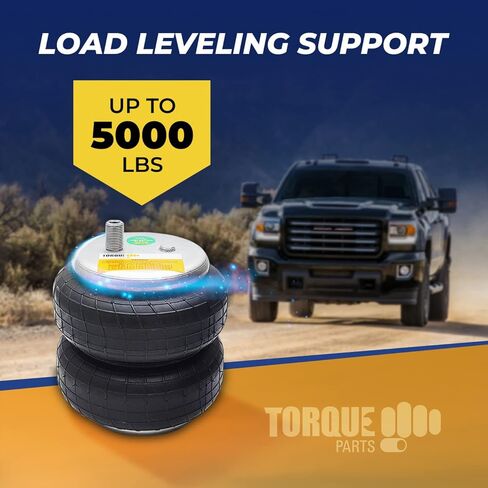 عزم الدوران 2 PCS من 6873 استبدال أكياس هوائية لـ 6873 Firestone Ride Rite Air Pags و Torque Airbag Suspension (يحل محل Firestone 6873 Air Air Bag Bag Bag Pring) (2 × TR6873) in Saudi Arabia