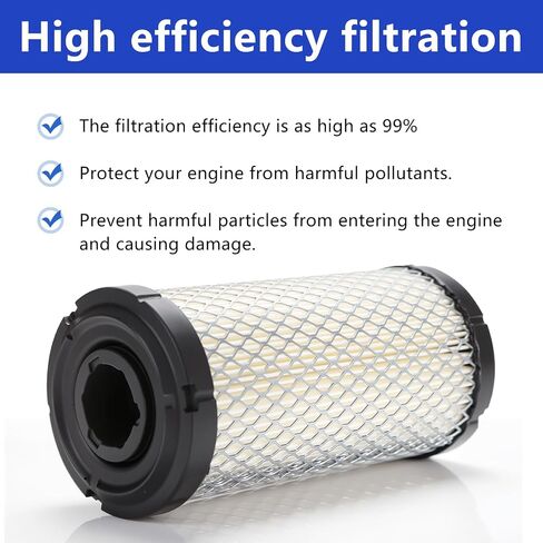 M113621 Air Filter - Replacement for NAPAA 6449 John Deere M113621 Fleetguard AF25550 WIX 46449 Donaldson P822686 Kawasaki 11013-1290 11013-7029 11013-7048 in Kuwait