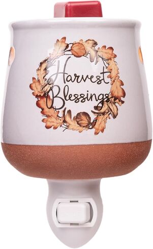 Scentsationals Autumn Collection - Scented Wax Warmer - Spooky Season Wax Cube Melter & Burner - Electric Autumn Fragrance Home Air Freshener & Decoration Harvest Blessings in Saudi Arabia