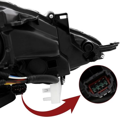 مجموعة Pensun الأمامية متوافقة مع 2016 2017 2018 2019 Nissan Sentra 4-Door Medan Halogen (Driver & Passenger) in Saudi Arabia