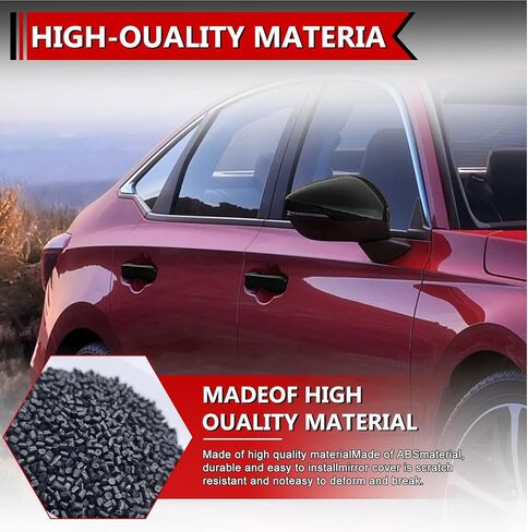 Set of 4 Carbon Fiber Door Handle Covers Compatible with 2022 2023 2024 2025 11th Honda Civic Accessories, with Smart Key Holes in Saudi Arabia