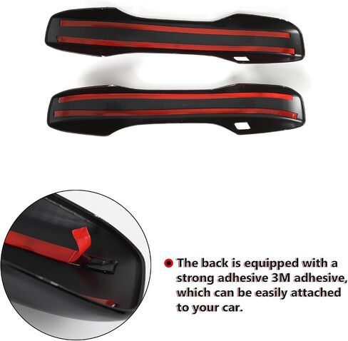 مجموعة من 4 أغطية مقبض باب ألياف الكربون متوافقة مع 2022 2023 2024 2025 11th Honda Civic Accessories ، مع ثقوب المفاتيح الذكية in Kuwait