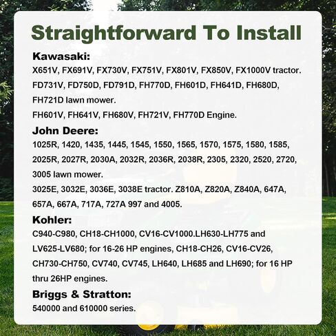 2 مجموعات 11013-7044 و 11013-7045 مرشح الهواء الداخلي والخارجي ل Kawasaki FX850V FX730V FX691V FX801V FX751V FX1000V FH680V 25 083 01-S 25-083-01- in Saudi Arabia