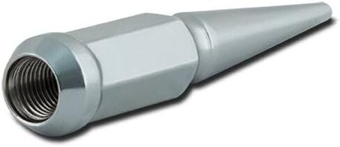 Spiked Lugz Chrome 7/16" Thread 4.4" Overall Length kit Contains 20 Lugs & 1 Key in Saudi Arabia