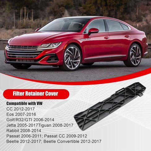FZJDSD Air Cabin Filter Cover 1K0819422B Compatible with Volkswagen CC 2012-2017,Eos 2007-2016,Golf 2006-2014,Jetta 2005-2017,Tiguan 2008-2017,Passat 2006-2011,Audi TT 2007-2011 in Saudi Arabia