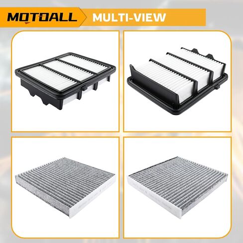 MOTOALL Engine Air Filter & Cabin Air Filter Combo Set 17220-6A0-A00 Fit for Honda Accord 2018-2022 Replaces# AF5296 80292-SDA-A01 in Saudi Arabia