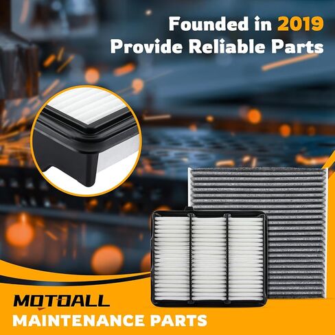MOTOALL Engine Air Filter & Cabin Air Filter Combo Set 17220-6A0-A00 Fit for Honda Accord 2018-2022 Replaces# AF5296 80292-SDA-A01 in Saudi Arabia