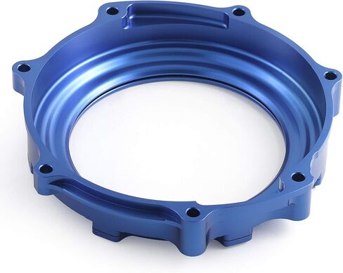 غطاء القابض مع نافذة واضحة لـ Yamaha YFZ450 YFZ450R 2006-2022 ، 5TG-15415-00-00 ، 5TG-15415-10-00 ، غطاء علبة المرافق 1-1 ، الأزرق in Kuwait