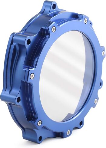 غطاء القابض مع نافذة واضحة لـ Yamaha YFZ450 YFZ450R 2006-2022 ، 5TG-15415-00-00 ، 5TG-15415-10-00 ، غطاء علبة المرافق 1-1 ، الأزرق in Kuwait