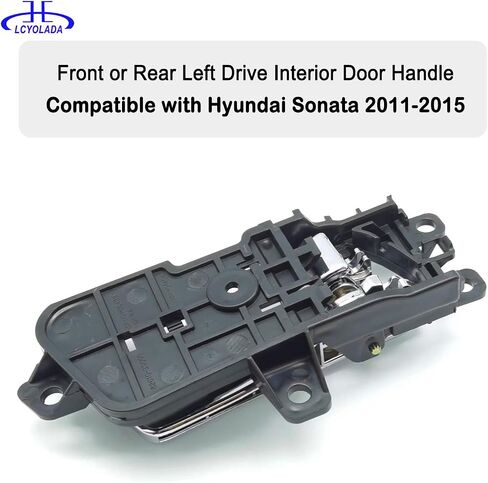 مقبض باب السائق الأيسر الأمامي أو الخلفي داخل مقبض باب الكروم يناسب Hyundai Sonata 2011-2015 ، يحل محل 826103S010 ، 82610-3S010 in Kuwait