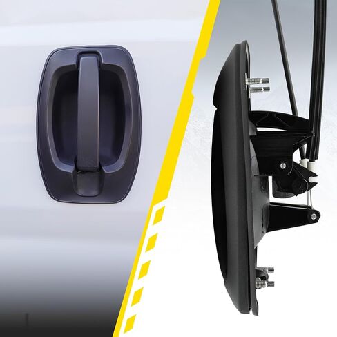 Passenger Side Sliding Door Handle with Cables Replaces# 5RK14JXWAB Compatible with 2014-2023 Ram ProMaster Cargo Van 1500 2500 3500 in Kuwait