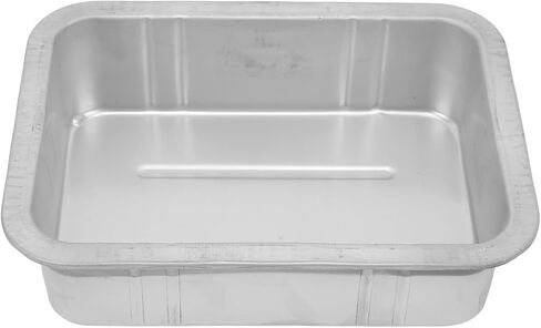 Acouto Galvanized Drip Pan Oil Drain Pan Leak Portable Universal Metal Construction Automotive Oil Change Container(#1) in Saudi Arabia