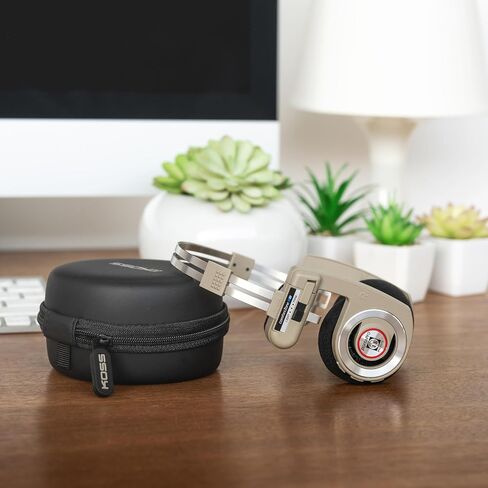 سماعات رأس Koss Porta Pro اللاسلكية 2.0 بلوتوث فوق الأذن، بطارية تدوم أكثر من 20 ساعة، شحن USB-C، ميكروفون، تمرير صوت تناظري، نمط قديم، أسود in Kuwait