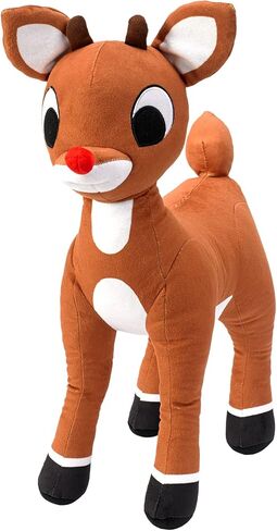 سرير فرانكو هالو كيتي سانتا للعطلات والكريسماس، وسادة احتضان قطيفة فائقة النعومة، (منتج مرخص رسميًا) in Kuwait