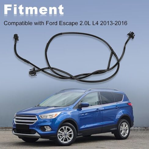 JDMON Engine Coolant Overflow Hose Compatible with Ford Escape 2.0L L4 2013 2014 2015 2016 Radiator Overflow Water Tank Hose Replace CV6Z8B081Z in Saudi Arabia