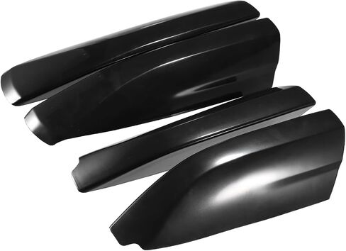 قضبان حماية قضبان الرف العلوية / السقف من تويوتا هايلاندر 2009 2010 2011 2012 2013 / Rails End Covers Cap / 4 PCS / Black in Saudi Arabia