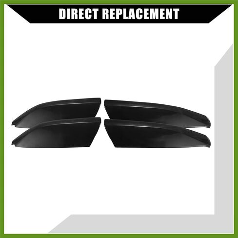 قضبان حماية قضبان الرف العلوية / السقف من تويوتا هايلاندر 2009 2010 2011 2012 2013 / Rails End Covers Cap / 4 PCS / Black in Saudi Arabia