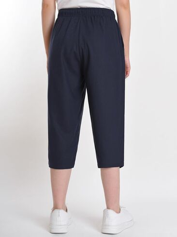 Weintee Women's Petite Linen Capris Petite Length in Saudi Arabia