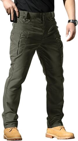 Cargo Pants for Men Work Construction Tactical Hiking Pants Waterproof Lightweight Ripstop Pant with Pockets in Saudi Arabia