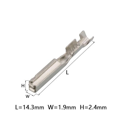20 Pieces 1.2mm 1393366-1 Crimp Terminal Loose Wire Pin Tyco Electrical Waterproof Cable Connector, Female in Kuwait