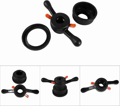 Wheel Balancer Quick Release Nut, Tire Change Tool, Wheel Balancer Parts Quick Wing Nut, Thread Diam. 36mm, Pitch 3mm in Kuwait