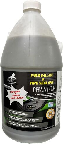 Phantom Farm Ballast and Tyre Sealant - أداء فائق - إصلاح الإطارات - توقف التوقف - تمديد عمر الإطارات - كل الطقس - السرعة البطيئة - ARDL المعتمدة (1 Gal Jug ، Phantom) in Saudi Arabia