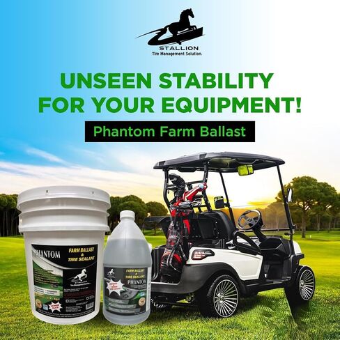 Phantom Farm Ballast and Tyre Sealant - أداء فائق - إصلاح الإطارات - توقف التوقف - تمديد عمر الإطارات - كل الطقس - السرعة البطيئة - ARDL المعتمدة (1 Gal Jug ، Phantom) in Saudi Arabia