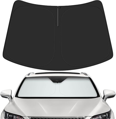 Car Windshield Sun Shade for Lexus RX 2016-2022 Accessories (OEM Design) Reflective Foldable Heat Insulation Sunshade for Ultimate Protection in Kuwait