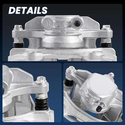 2PCS Front Disc Brake Caliper Assembly w/Bracket Compatible for Chevy Avalanche Silverado 1500 Suburban Tahoe Express/GMC Sierra 1500 Yukon XL/Cadillac Escalade ESV EXT 18-B4918A 18-B4919A in Saudi Arabia