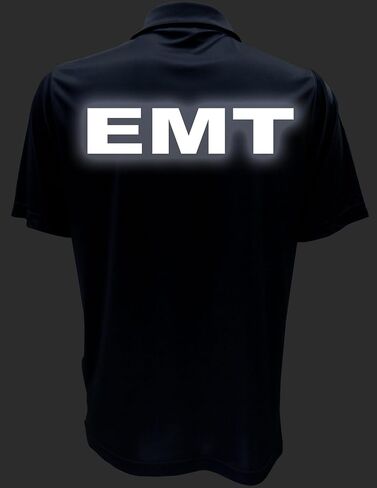 EMT Performance Polo مع تصميم عاكس على الصدر الأيسر والخلف ، تقنية فتل الرطوبة in Kuwait