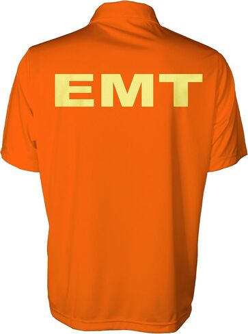 EMT Performance Polo مع تصميم عاكس على الصدر الأيسر والخلف ، تقنية فتل الرطوبة in Kuwait