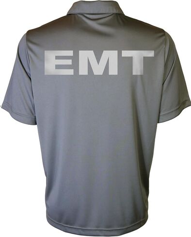 EMT Performance Polo مع تصميم عاكس على الصدر الأيسر والخلف ، تقنية فتل الرطوبة in Kuwait