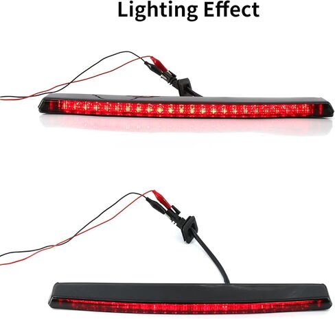 fangzi High-Mount Brake Light,Car Stop Lamp, LED High Mount Brake Light Replacement for VW Golf Mk5/GTI/R32 2005-2009, VW Polo Mk4 2003-2008, 1K8945087D, 1K6 945 097 F, 5K6945087C, Black in Saudi Arabia