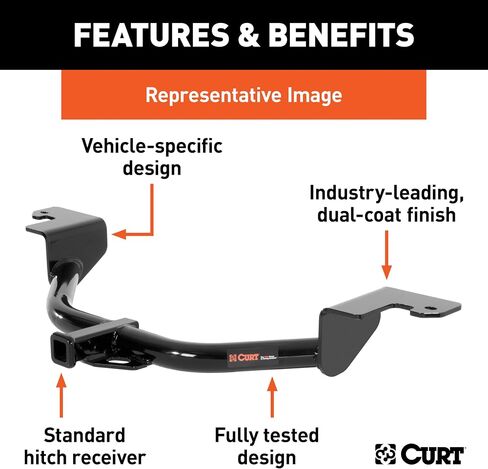 Curt 11684 Class 1 Trailer Hitch ، 1-1/4 بوصة المتلقي ، يناسب Toyota Prius ، Prius Prime in Saudi Arabia