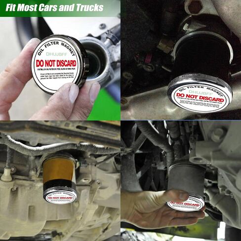 Universal Oil Filter Magnet Protect Our Performance Engine Fit - Most Cars and Trucks in Kuwait