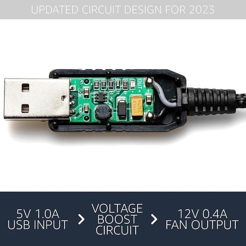 12V الجهد USB USB إلى 3 دبوس و 4 أسنان مروحة محول محول الأكمام مع منظم التبديل والسرعة in Kuwait